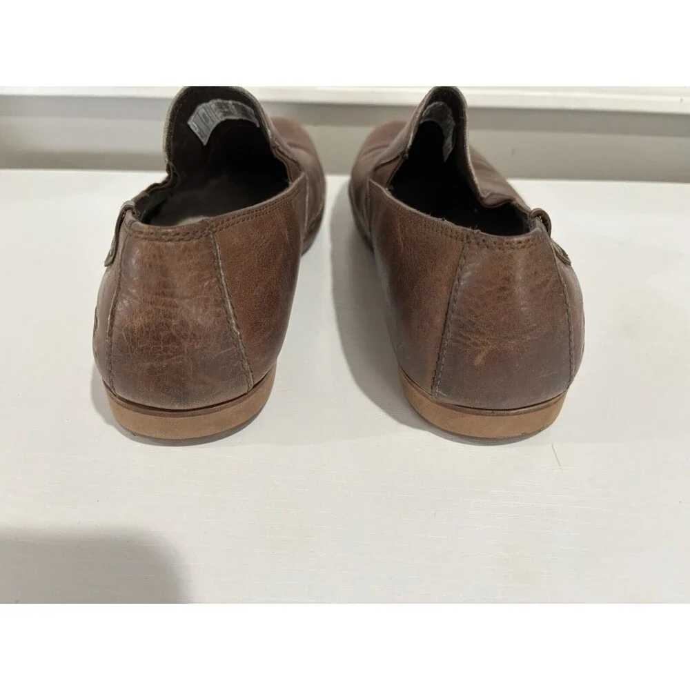 UGG Men's Brown Leather Casual Loafers Shoes 5556 US 10
